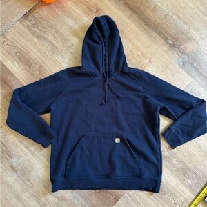 Navy Carhartt hoodie size large